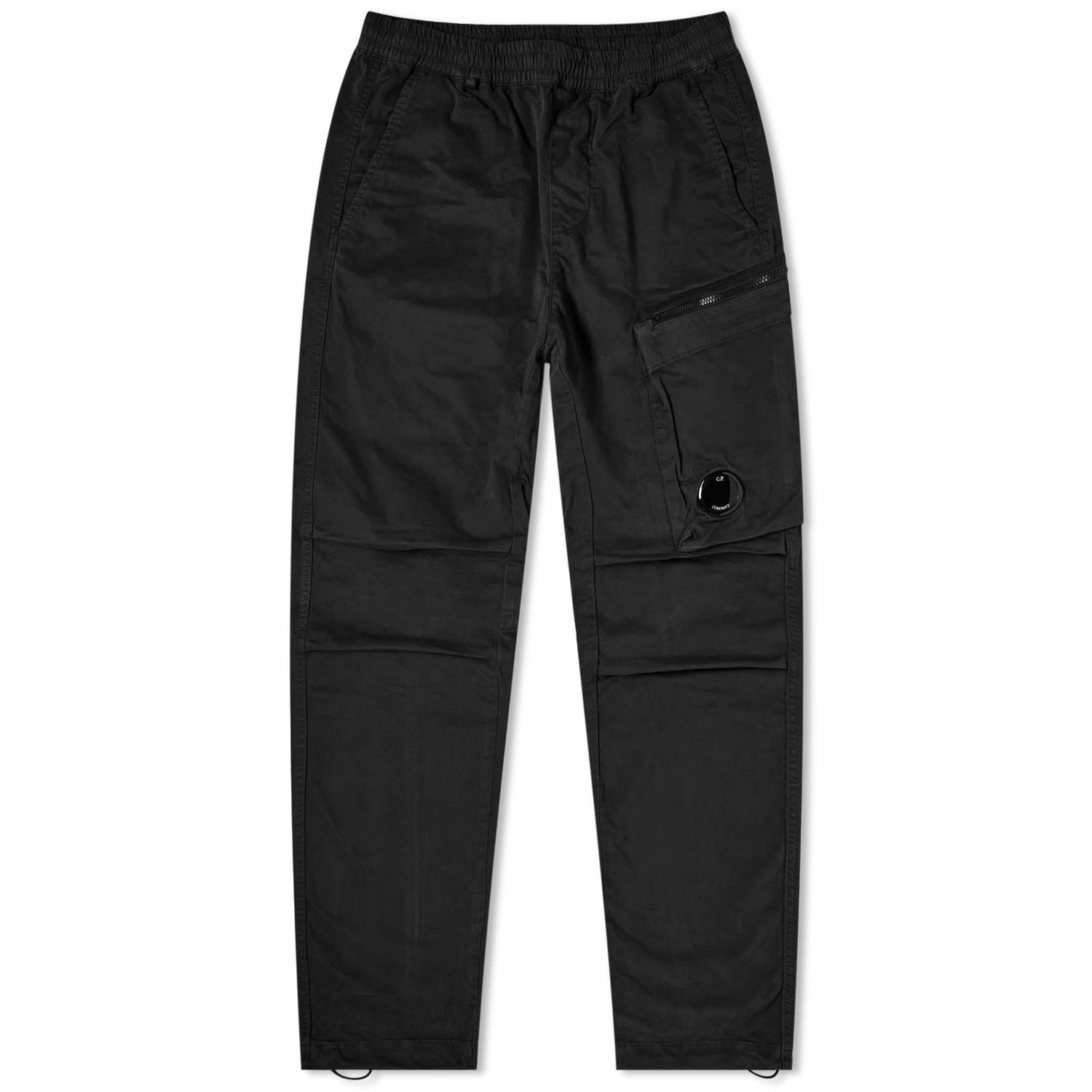 Nohavice C.P. Company Stretch Sateen Pants Čierna | 15CMPA111A-005529G-999, 0