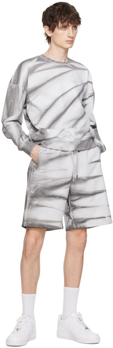 Šortky Feng Chen Wang Feng Chen Wang Tie-Dye Shorts Šedá | FUS17ST09, 3