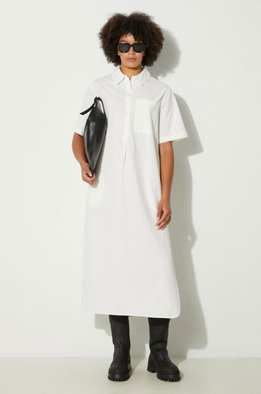 Šaty WOOD WOOD Midi Oversize Dress Biela | 12211102.1172, 0