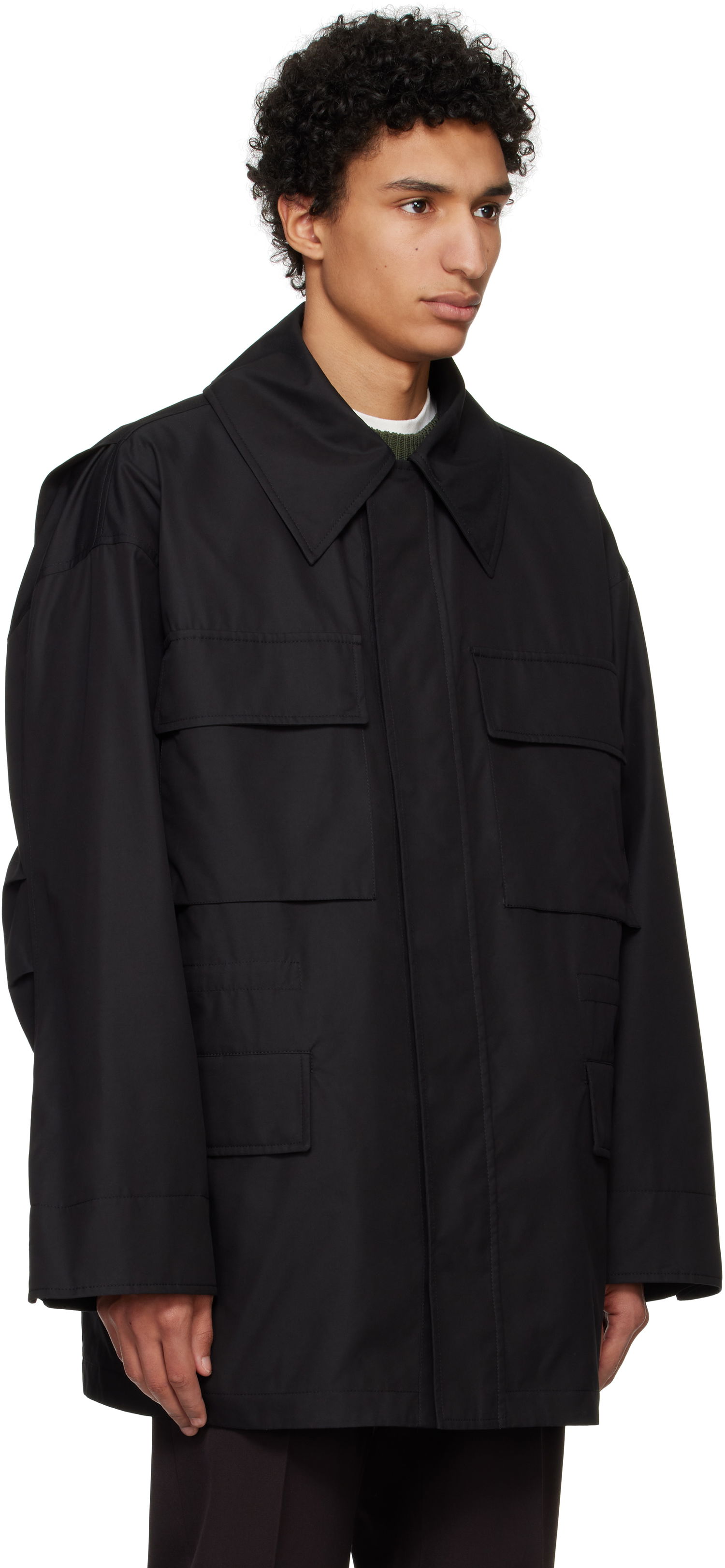 Parka Jil Sander Jil Sander Field Jacket Čierna | J22SW0028_J46192, 1