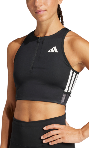 Tielko adidas Originals Adizero Crop Top Čierna | jn7162, 0