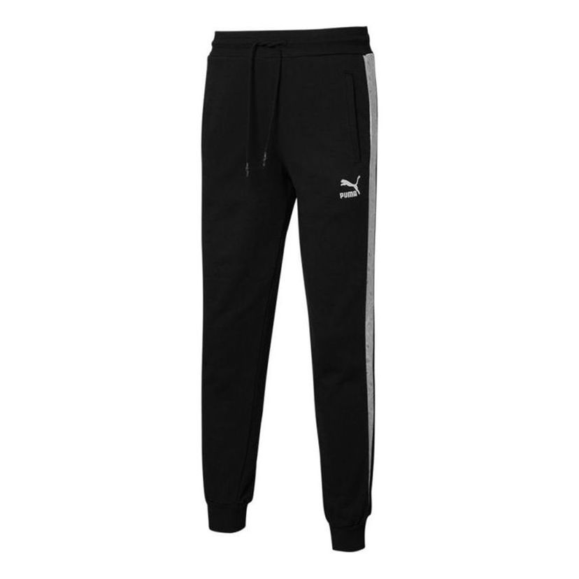 Tepláky Puma Knit Pants with Side Tape Čierna | 534982-01