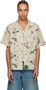 Palm Angels Pin Up Bowling Shirt
