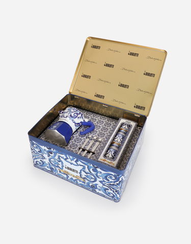 Home decor Dolce & Gabbana Moka Box With 3 Porcelain Cups & 3 Silver Stir Sticks Rôznofarebný | TCK016TCAFNUB001, 1