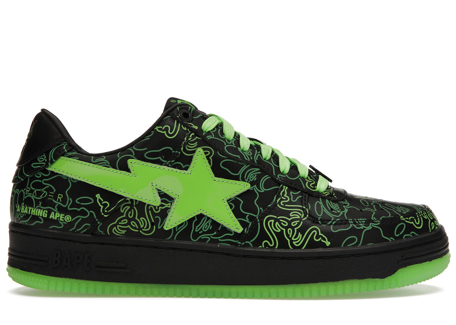Tenisky a topánky BAPE Bape Sta "Razer" Čierna | 191-902/291-902, 0
