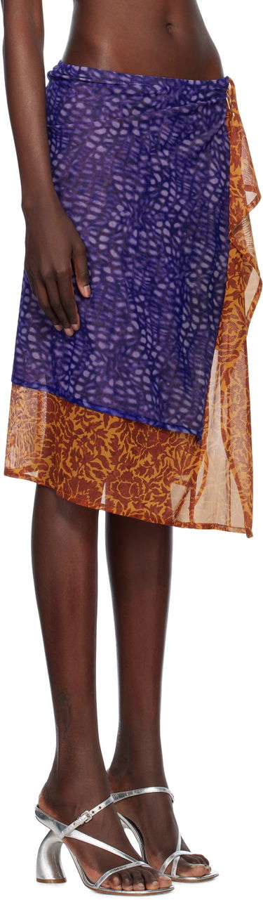 Sukňa Dries Van Noten Dries Van Noten Double Layered Midi Skirt Rôznofarebný | 251-011164-1619, 1