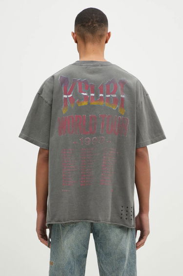 Tričko Ksubi KSUBI Global Ekcess Graphic T-Shirt Šedá | MPS25TE016, 2