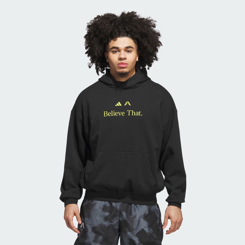 Mikina adidas Performance Anthony Edwards Believe That Hoodie Čierna | JW2927