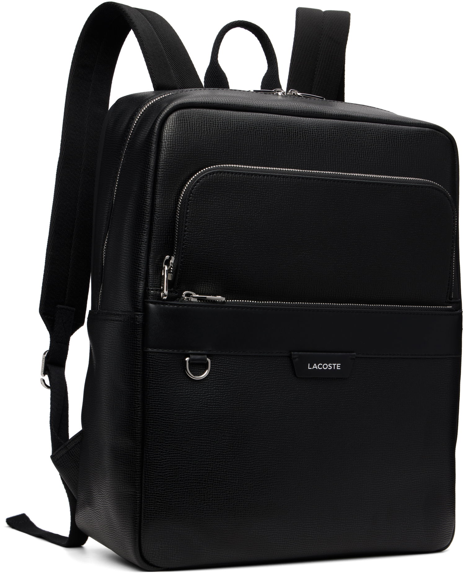 Batoh Lacoste Ossian Leather Backpack Čierna | NH5051OI_000, 1