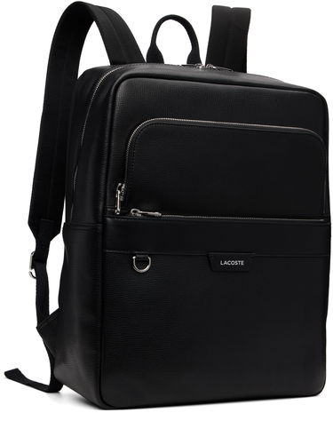 Batoh Lacoste Ossian Leather Backpack Čierna | NH5051OI_000, 1