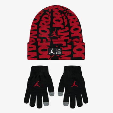 Kulicha Jordan JAN AJ AOP BEANIE SET Čierna | 9A0792-KR5, 0