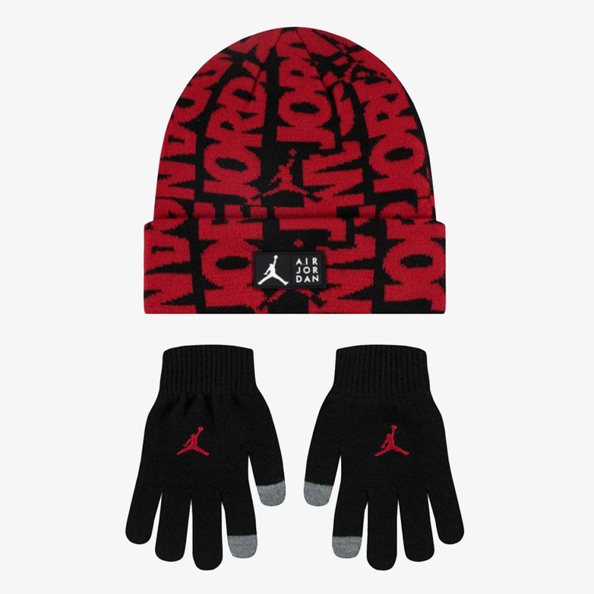 Kulicha Jordan JAN AJ AOP BEANIE SET Čierna | 9A0792-KR5, 0
