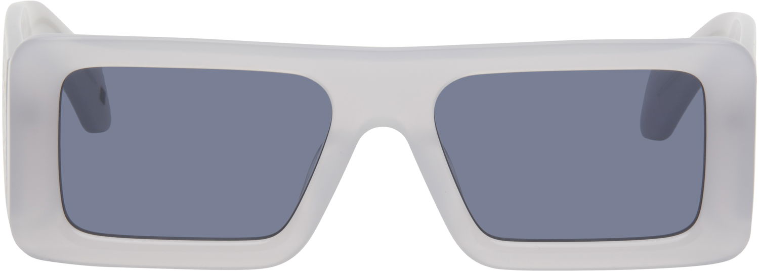 Slnečné okuliare Off-White Troy Square Sunglasses Biela | OERI140S25PLA0010945, 0