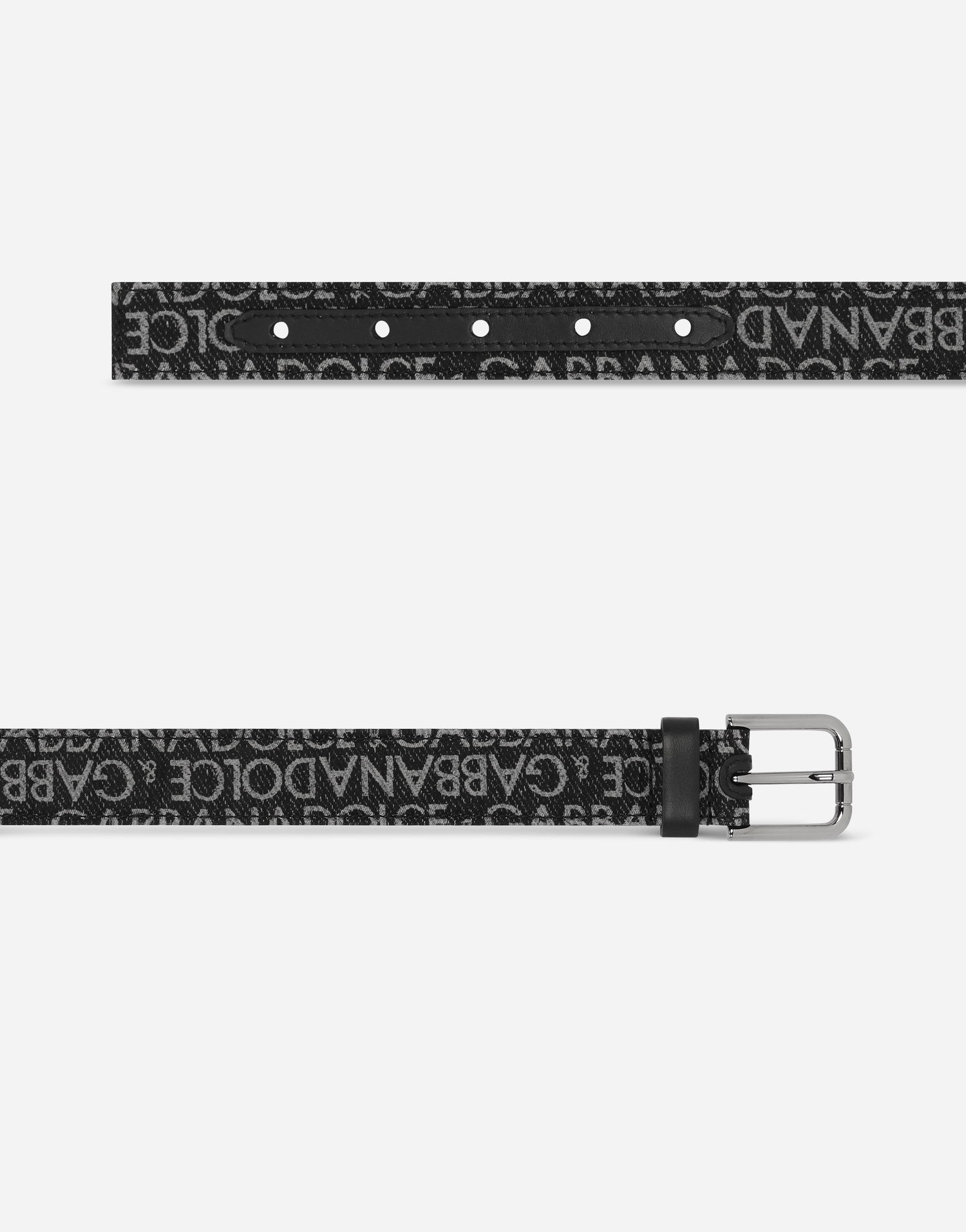 Opasok Dolce & Gabbana Dolce & Gabbana Printed Nylon Belt Čierna | EC0055AN579HNXCI, 1
