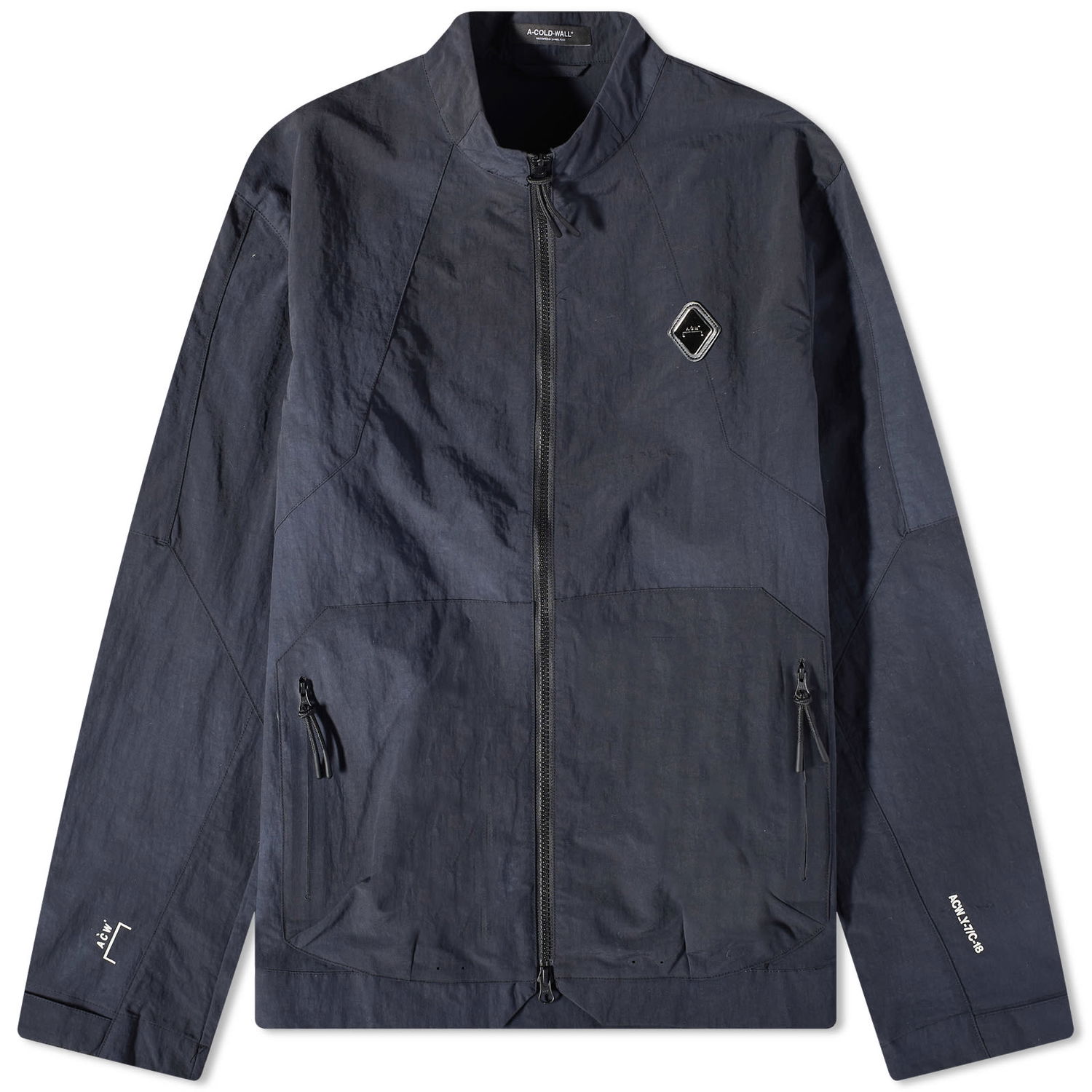Bunda A-COLD-WALL* Irregular Dye Overshirt Navy | ACWMSH085-GR, 0