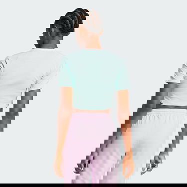 Crop Top adidas Performance 3-Stripes Cropped Tee Zelené | JD0306, 2