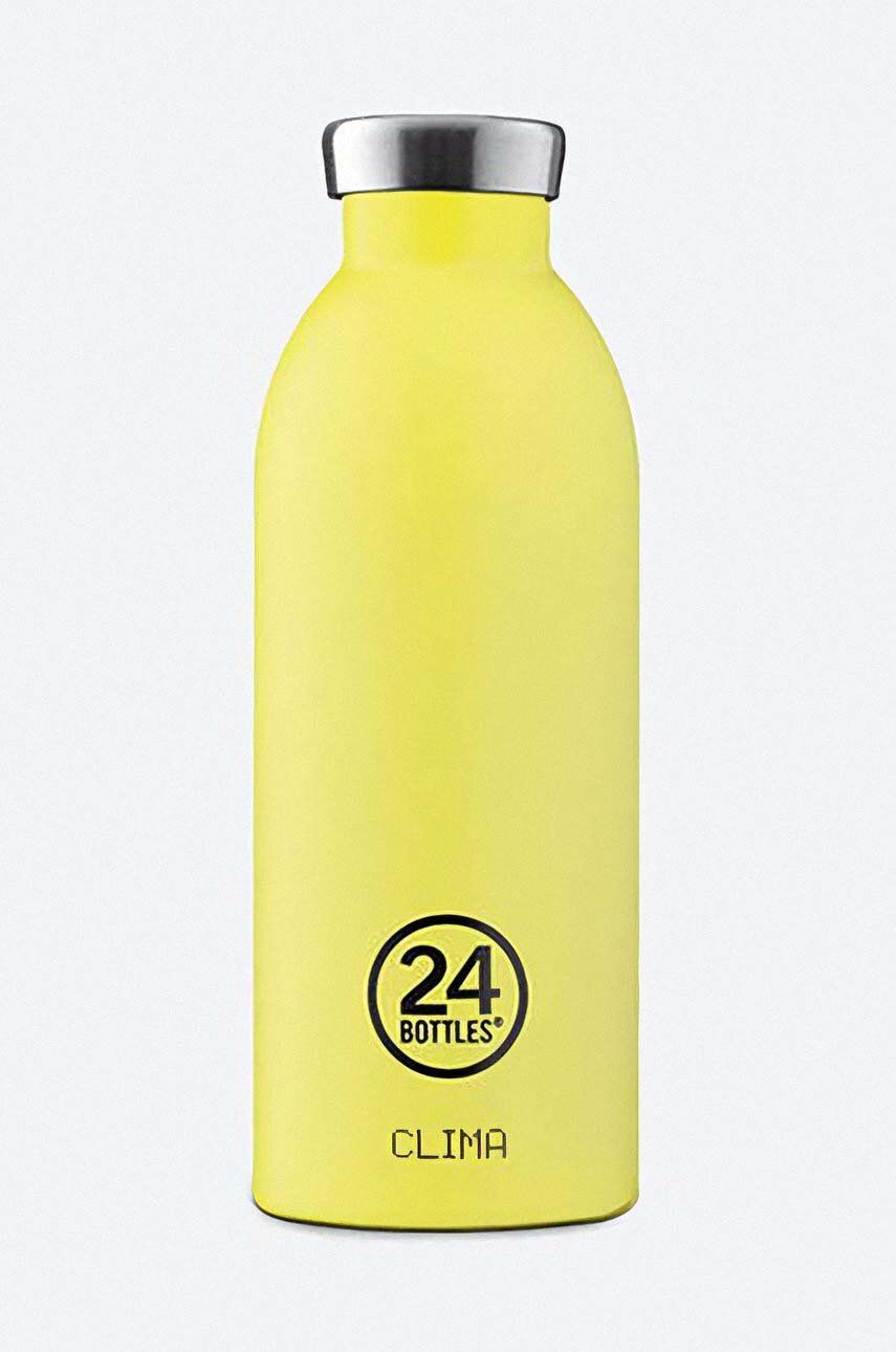 Fľaše 24Bottles Insulated Water Bottle 500ml Žltá | CLIMA.500.CITRUS, 0