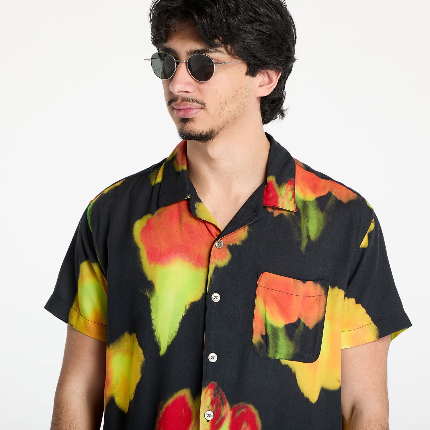 Košeľa OBEY OBEY Kinney Woven Shirt Čierna | 181210438-BKM, 1