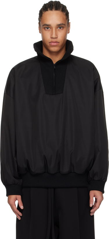 Sveter Fear of God Fear of God Nylon and Wool Quarter-Zip Jacket Čierna | FGE230-308NYW, 0
