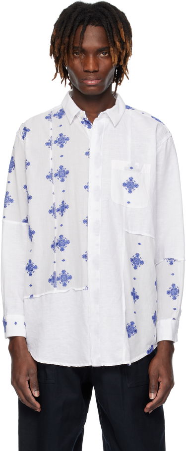 Košeľa Engineered Garments Engineered Garments Short Collar Shirt Biela | 25S1A017, 0