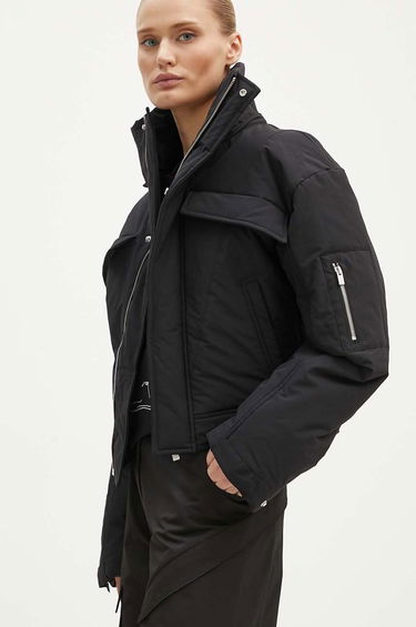 Prešívaná bunda HELIOT EMIL Cropped Asymmetrical Puffer Jacket Čierna | PREAW24.W.02.132, 0