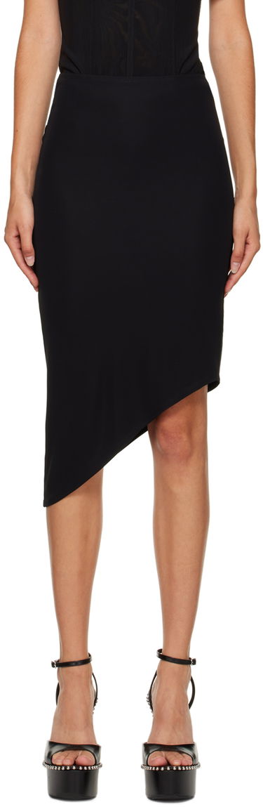 Sukňa Miaou Miaou Vero Asymmetrical Midi Skirt Čierna | 4037VC2BLK, 0