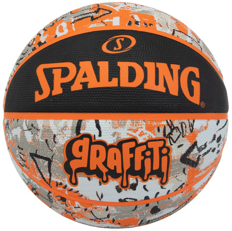 Športový doplnok Spalding Basketball Graffiti Rôznofarebný | 84376z-orange, 0