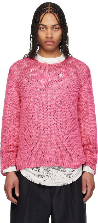 Sveter Comme des Garçons Homme Plus Droptail Sweater Ružová | PO-N008-051, 0