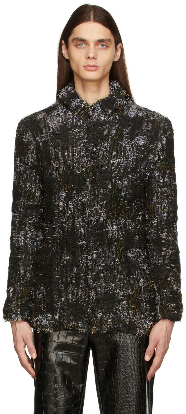 Košeľa Han Kjøbenhavn Exclusive Boxy Shirt Jacket Čierna | M-131212, 0