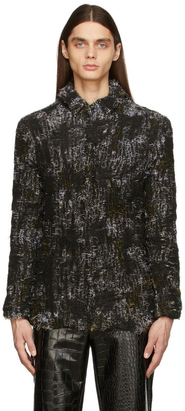 Košeľa Han Kjøbenhavn Exclusive Boxy Shirt Jacket Čierna | M-131212, 0