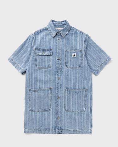 Šaty Carhartt WIP Rylan Striped Denim Shirt Dress Modrá | I035578-32H.12, 0