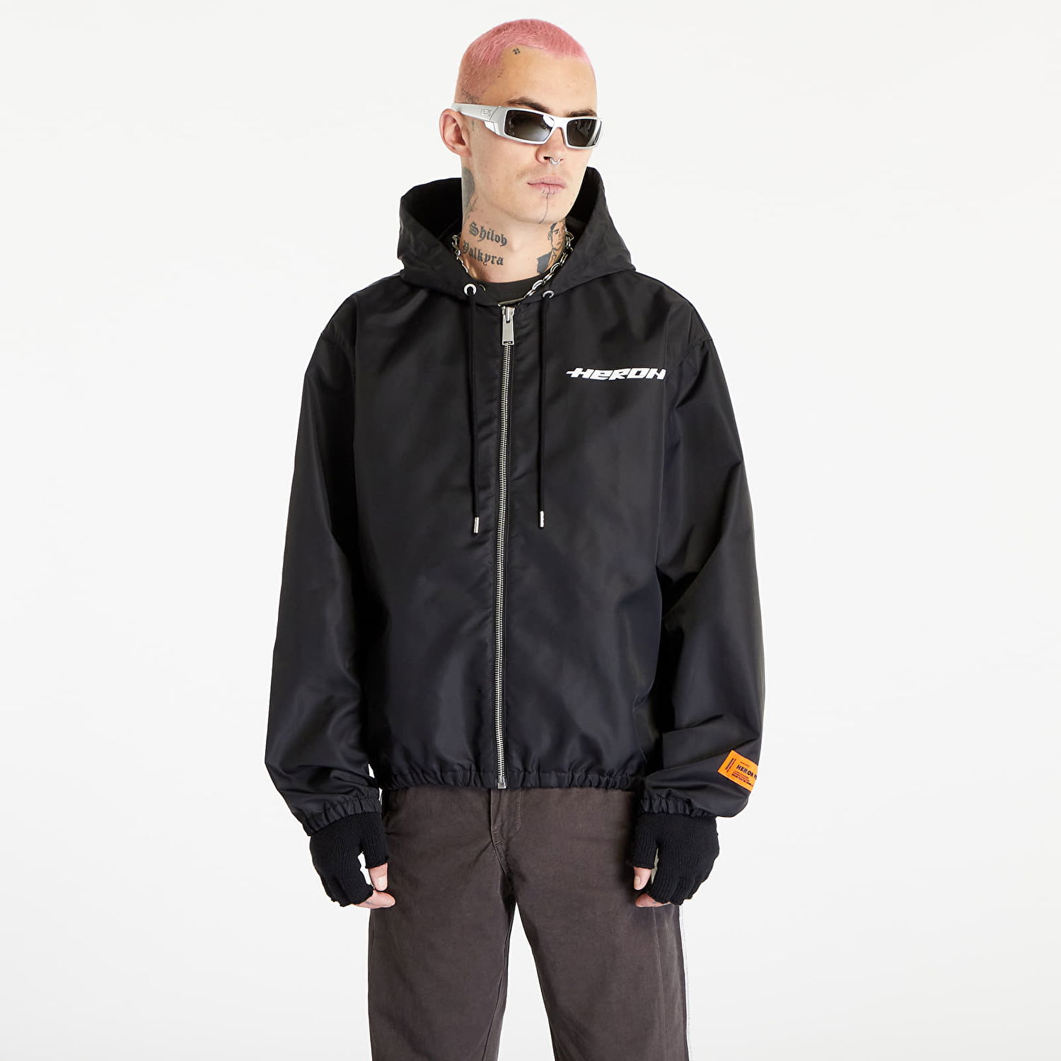 Vetrovka HERON PRESTON Ex-Ray HP Nylon Windbreaker Čierna | HMEB014F23FAB0011001, 0