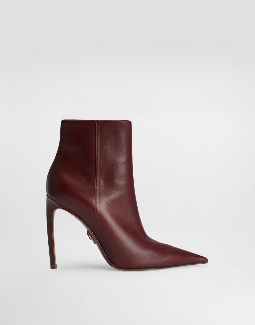 Doplnky Dolce & Gabbana Dolce & Gabbana Devotion Calfskin Ankle Boots Vínová | CT1084AP41280342