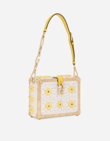 Kabelka Dolce & Gabbana Dolce & Gabbana Dolce Box Crochet Shoulder/Crossbody Bag Biela | BB7165AY5668B907, 2