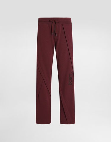 Tepláky Dolce & Gabbana Dolce & Gabbana Stretch Jersey Jogging Pants Vínová | GP10ZTG7O2LF0130, 0