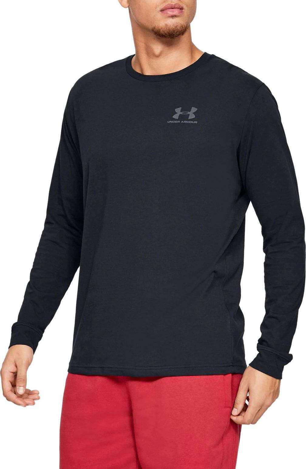 Tričko Under Armour Sportstyle Left Chest T-Shirt Čierna | 1329585-001, 0
