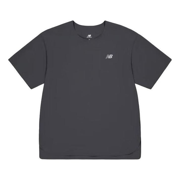 Tričko New Balance Logo Cotton T-Shirt Šedá | NEE25061-CHL