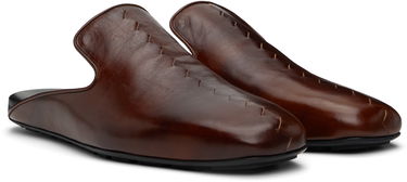 Oblečenie Bottega Veneta Bottega Veneta Roma Leather Slippers Hnedá | 816591V54T03369, 3