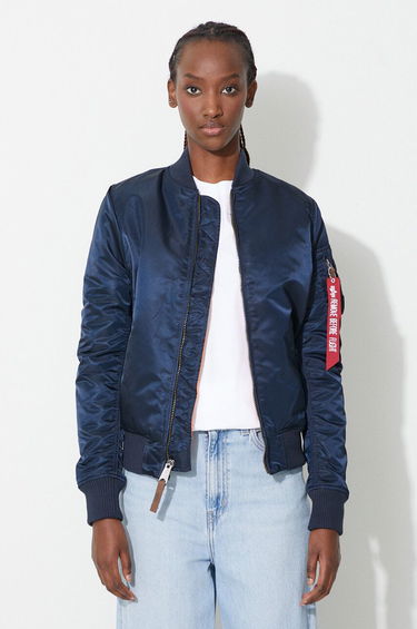 Bomber bunda Alpha Industries Bomber Jacket Modrá | 133009.07, 0