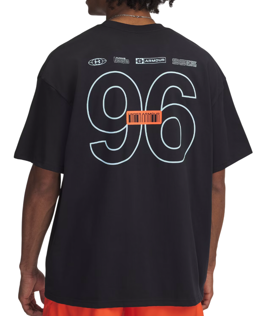 Tričko Under Armour HWT Hoops Mix Tape Short Sleeve T-Shirt Čierna | 1390189-001, 1