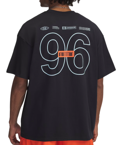 Tričko Under Armour HWT Hoops Mix Tape Short Sleeve T-Shirt Čierna | 1390189-001, 1