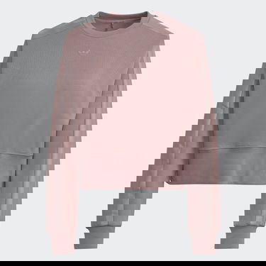 Sveter adidas Originals Adicolor Contempo Chunky 3-Stripes Crewneck Vínová | HM1737, 4