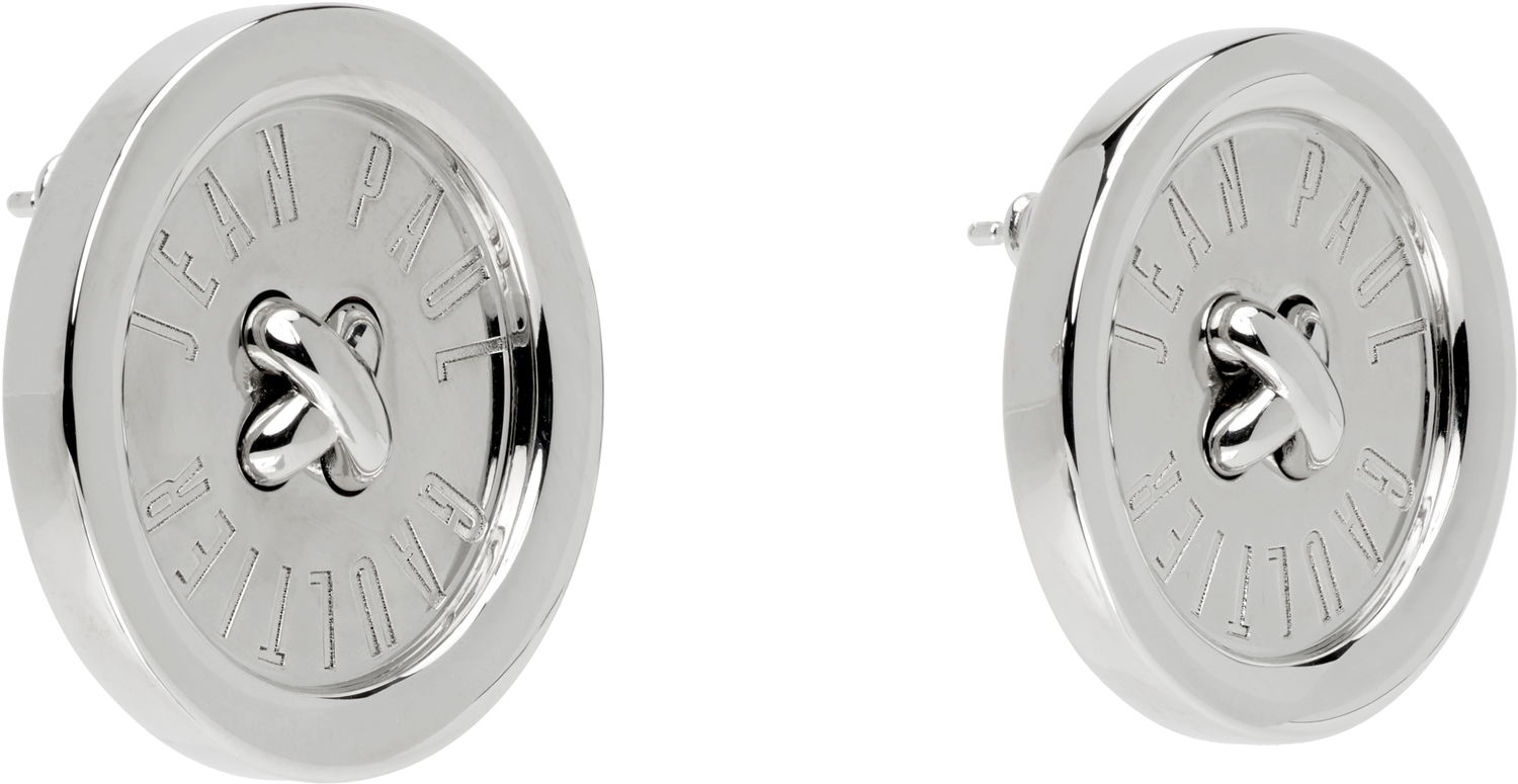 Náušnice Jean Paul Gaultier Jean Paul Gaultier 'The Button' Earrings Metalická | 25/04-W-JW027-X053-91, 1