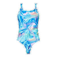 Fastback Iridescent Swirl One Piece Swimsuit