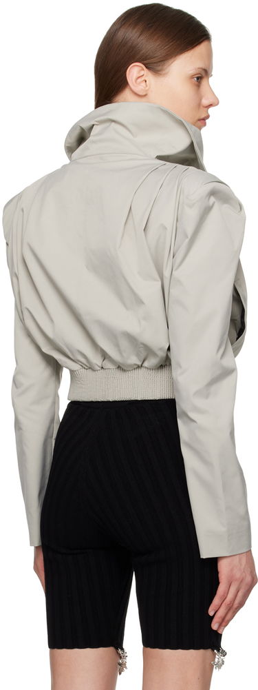 Bomber bunda Han Kjøbenhavn Pleated Bomber Jacket Šedá | W-133742, 2