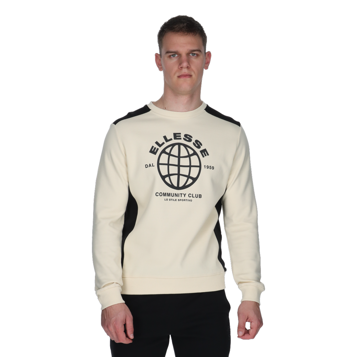 Mikina Ellesse Ellesse Community Club Sweatshirt Béžová | ELA251M603-92, 0