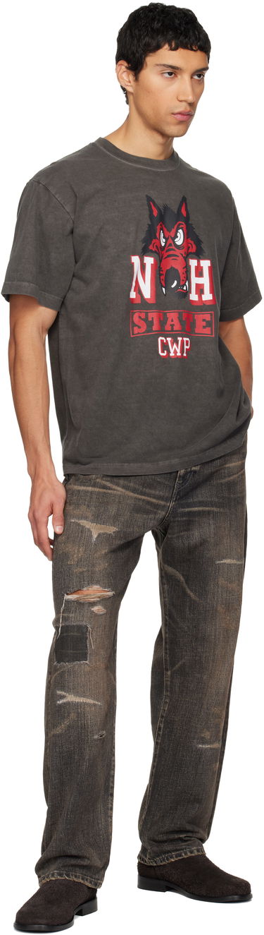 Tričko Neighborhood NOH STATE CWP Wolf Graphic T-Shirt Šedá | 252PCNH-ST15, 3