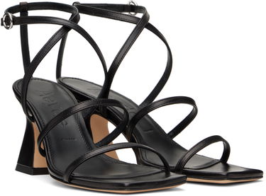 Doplnky Aeyde Aeyde Edda Leather Heeled Sandals Čierna | A11-HS-HLMS75CH152-SS25-800-007, 3