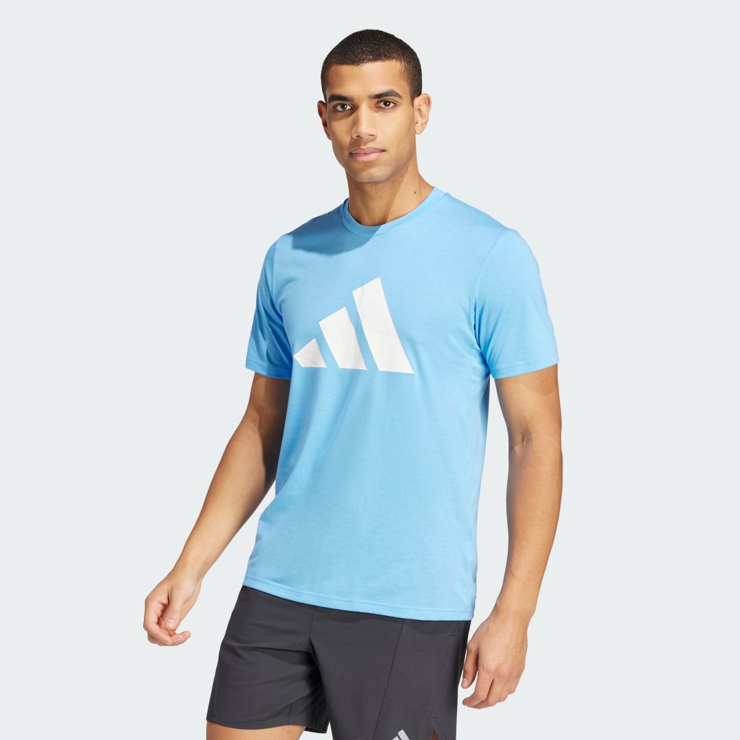 Tričko adidas Performance Train Essentials Logo Training T-Shirt Modrá | IT5417, 1