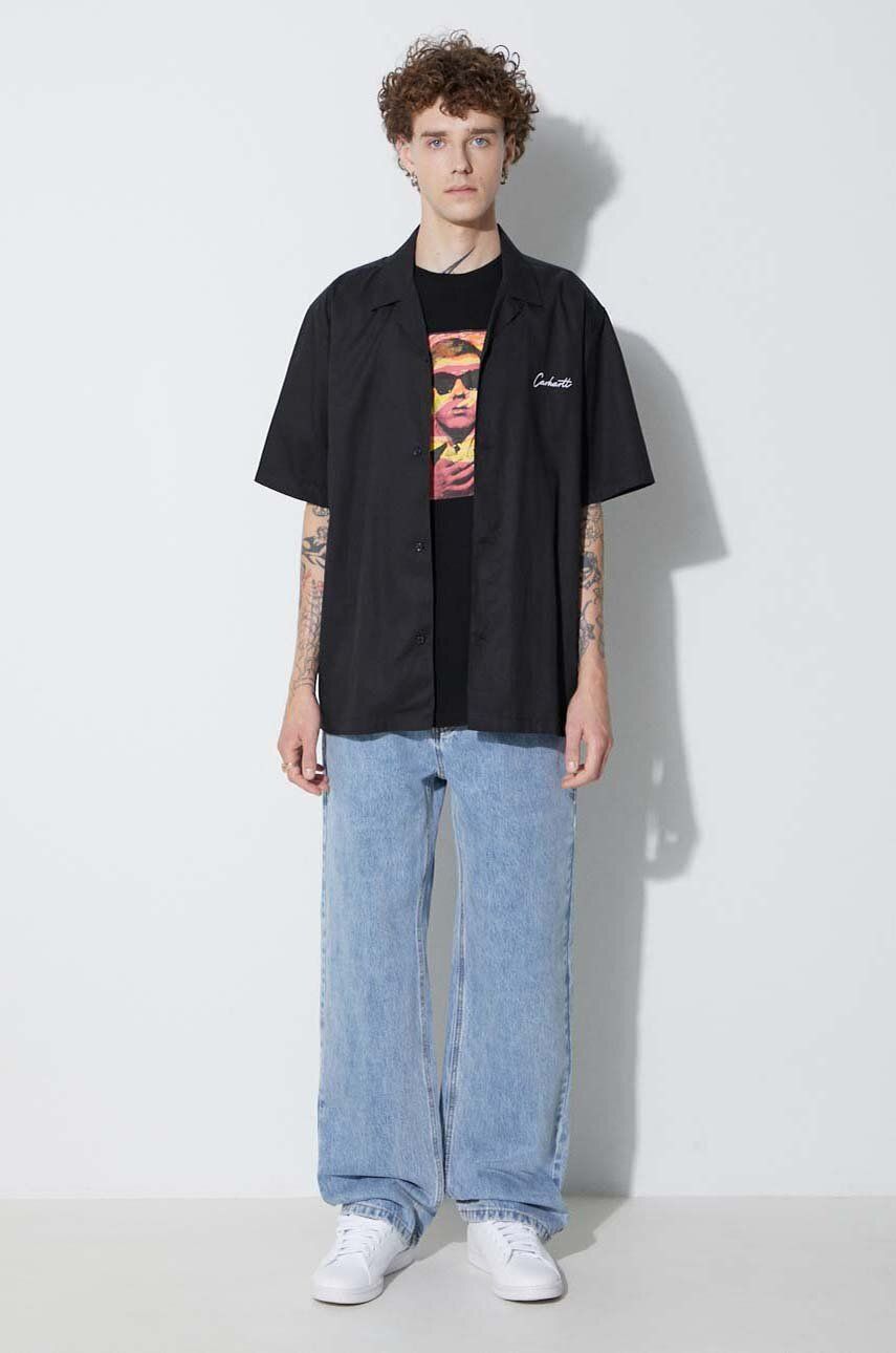 Tričko Maharishi Warhol Polaroid Portrait T-Shirt Čierna | 9711.BLACK, 1